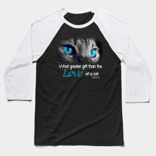 The Love of a Cat Baseball T-Shirt